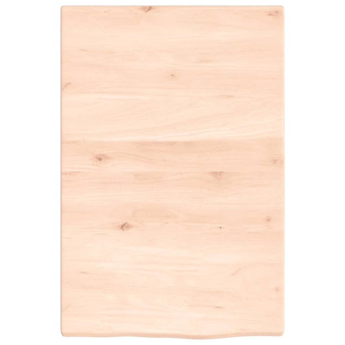 Ripiano a Parete 40x60x2 cm Legno Massello Rovere Non Trattato 363515