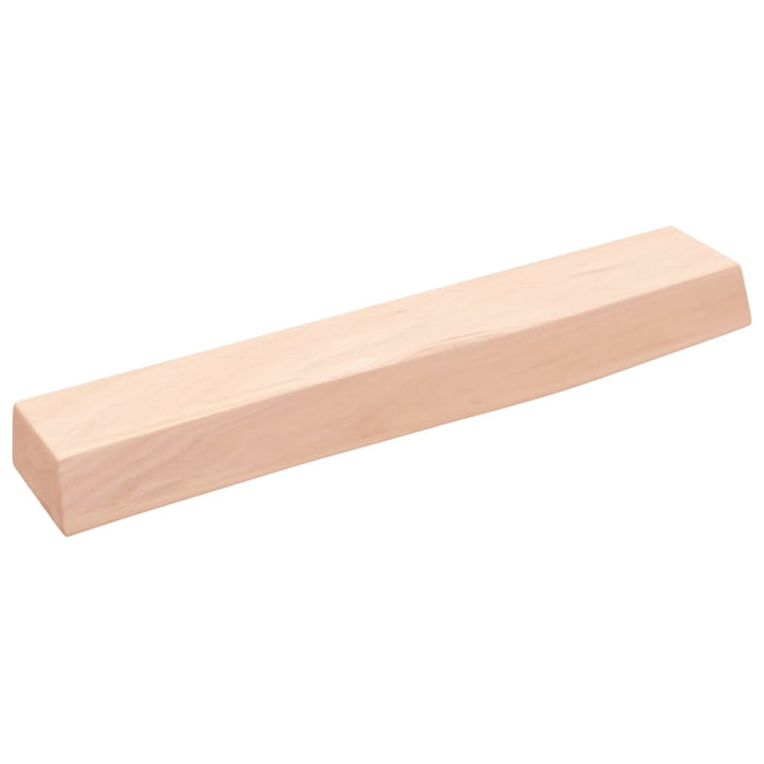 Ripiano a Parete 60x10x6 cm Legno Massello Rovere Non Trattato 363520