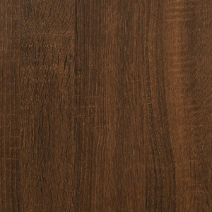 Credenze 3 pz Rovere Marrone in Legno Multistrato 3185222