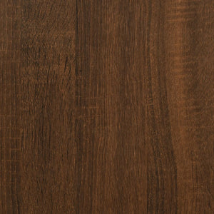 Credenze 2 pz Rovere Marrone in Legno Multistrato 3185246