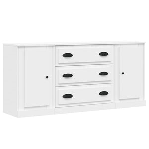 Credenze 3 pz Bianco in Legno Multistrato 3185247