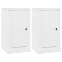 Credenze 3 pz Bianco Lucido in Legno Multistrato 3185257