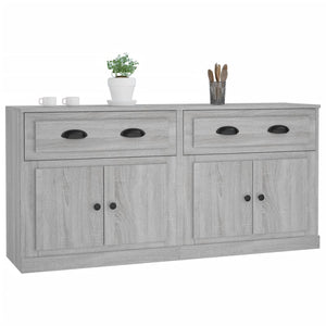 Credenze 2 pz Grigio Sonoma in Legno Multistrato 3185269