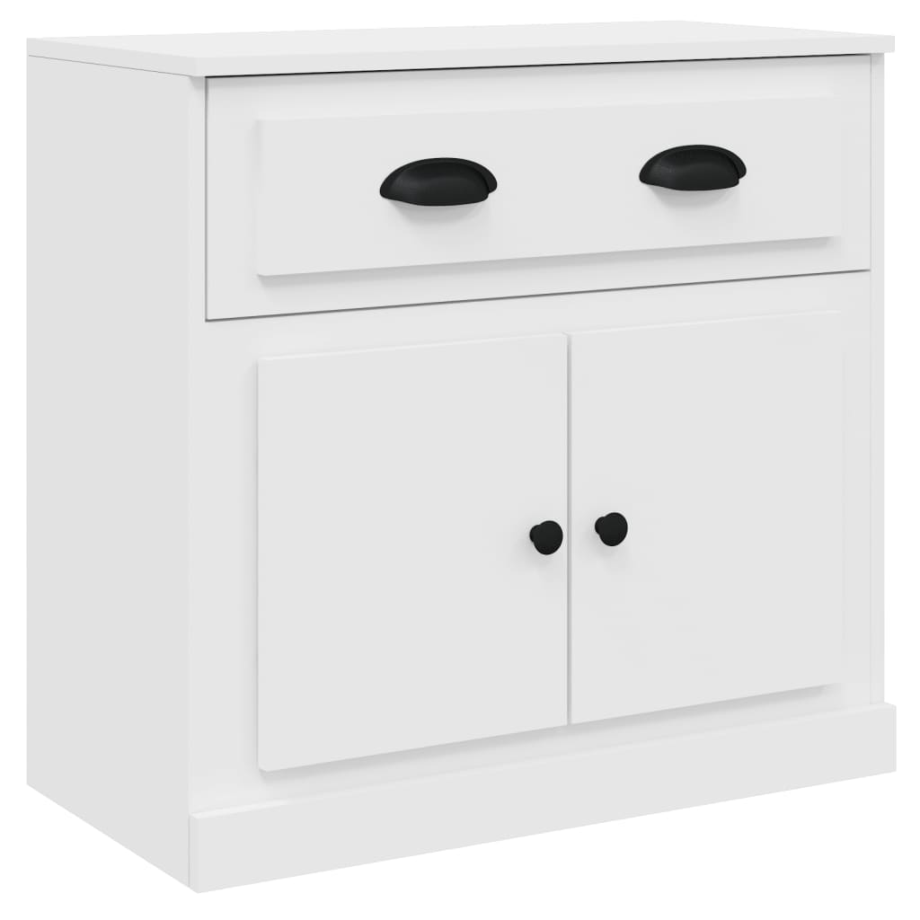 Credenze 3 pz Bianco in Legno Multistrato 3185271