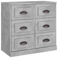 Credenze 2 pz Grigio Cemento in Legno Multistrato 3185283