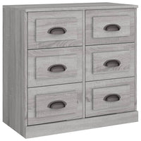 Credenze 2 pz Grigio Sonoma in Legno Multistrato 3185285