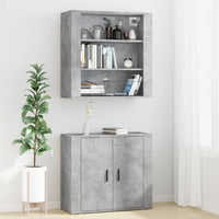 Credenza Grigio Cemento in Legno Multistrato 3185363