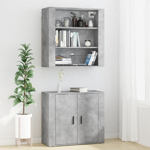 Credenza Grigio Cemento in Legno Multistrato 3185363