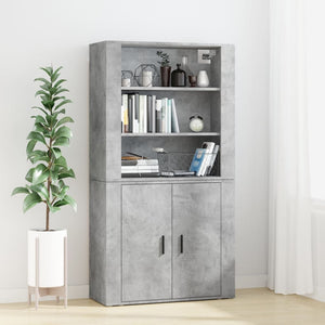 Credenza Grigio Cemento in Legno Multistrato 3185363