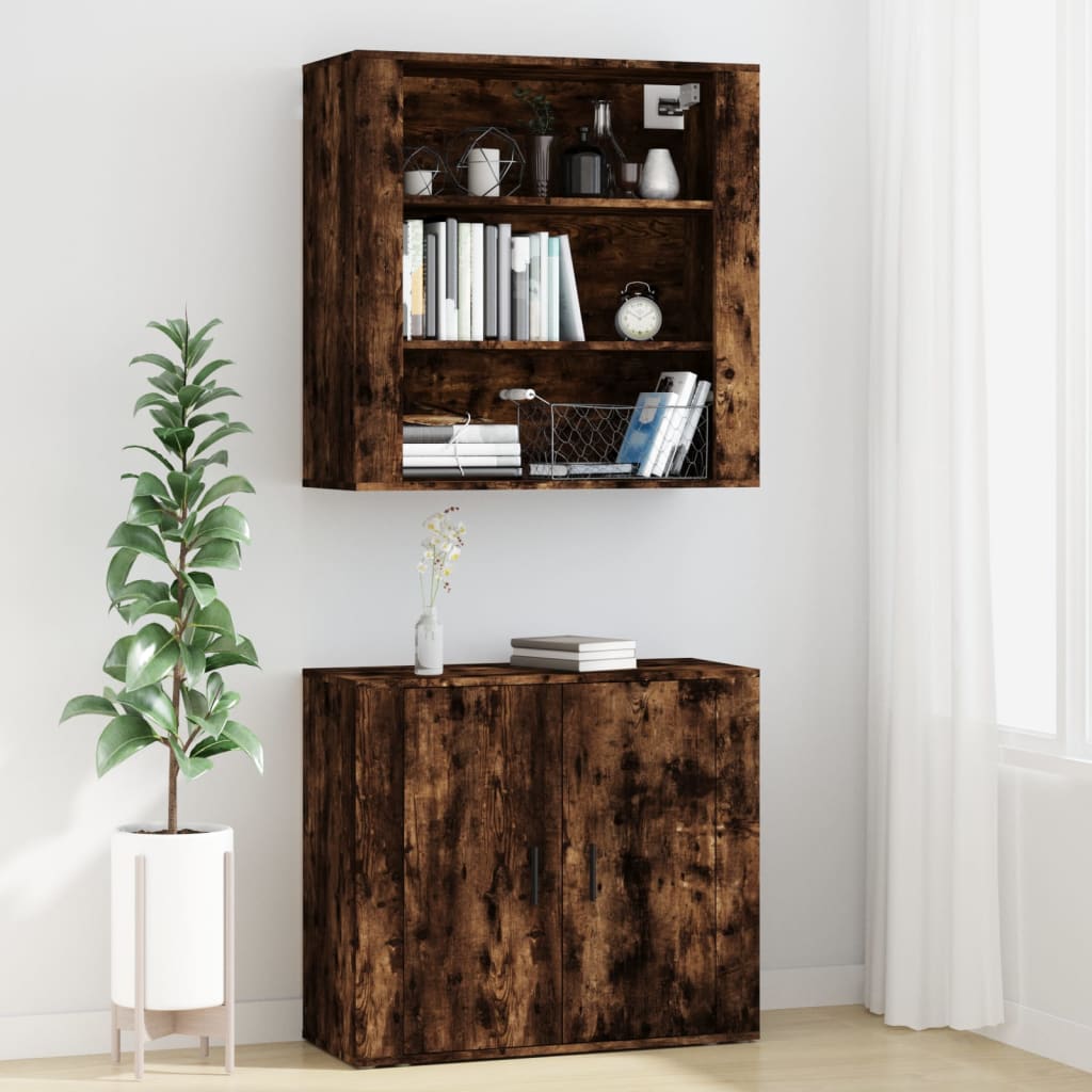 Credenza Rovere Fumo in Legno Multistrato 3185364