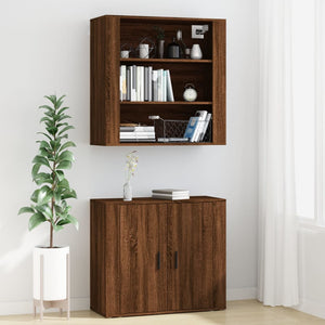 Credenza Rovere Marrone in Legno Multistratocod mxl 77348