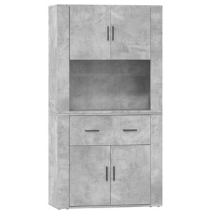 Credenza Grigio Cemento in Legno Multistratocod mxl 101407