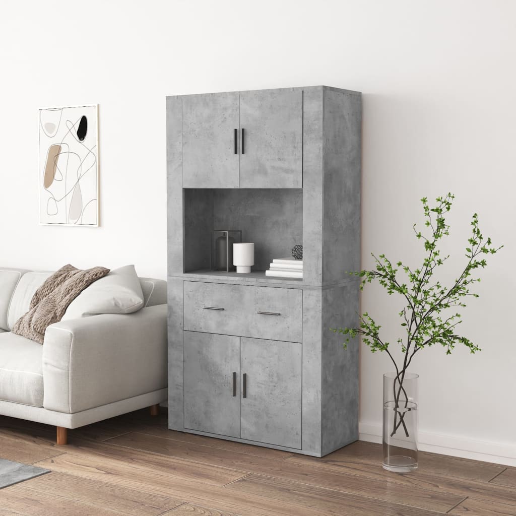 Credenza Grigio Cemento in Legno Multistratocod mxl 101407