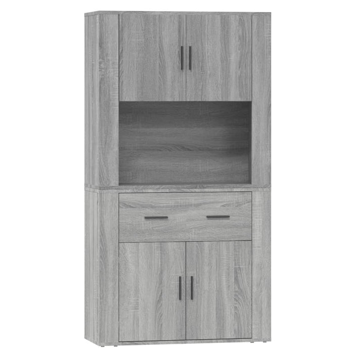 Credenza Grigio Sonoma in Legno Multistrato 3185373