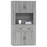 Credenza Grigio Sonoma in Legno Multistrato 3185373