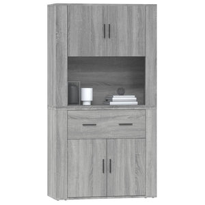 Credenza Grigio Sonoma in Legno Multistrato 3185373