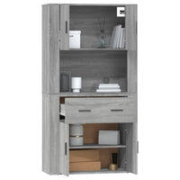 Credenza Grigio Sonoma in Legno Multistrato 3185373