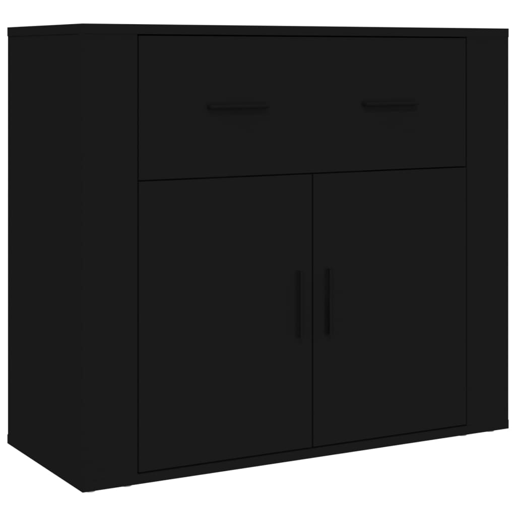 Credenza Nera in Legno Multistrato 3185376