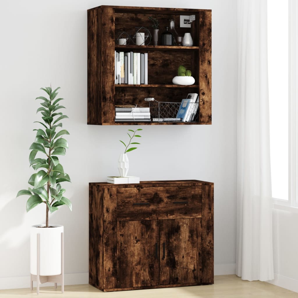 Credenza Rovere Fumo in Legno Multistrato 3185380