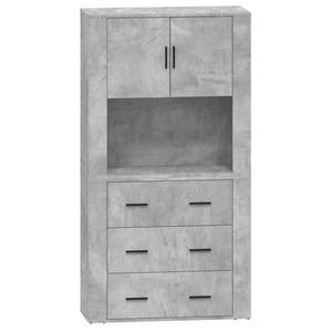 Credenza Grigio Cemento in Legno Multistrato 3185387