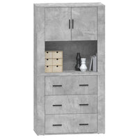 Credenza Grigio Cemento in Legno Multistrato 3185387