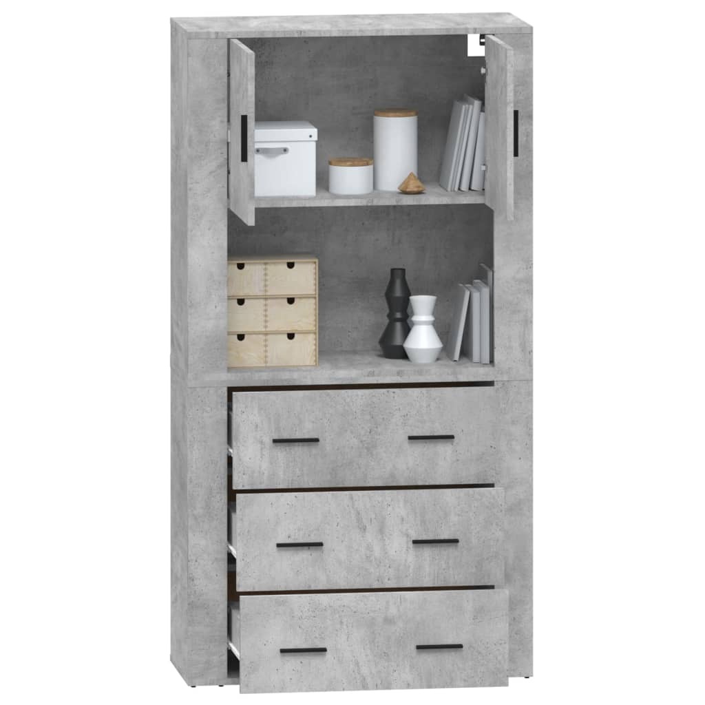 Credenza Grigio Cemento in Legno Multistrato 3185387