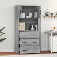 Credenza Grigio Sonoma in Legno Multistrato 3185389