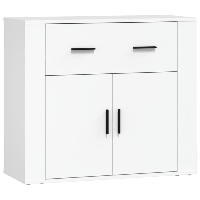 Credenze 3 pz Bianco in Legno Multistrato 3185415