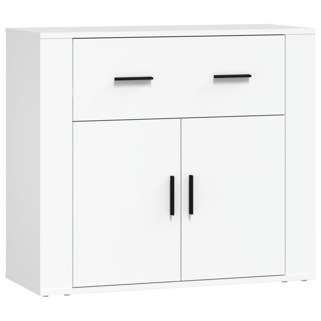 Credenze 3 pz Bianco in Legno Multistrato 3185423