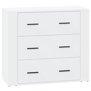 Credenze 3 pz Bianco in Legno Multistrato 3185423