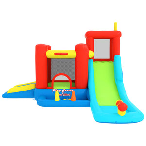 Happy Hop Castello Gonfiabile con Scivolo e Piscina 330x441x233 cm 94243