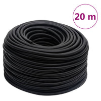 Tubo Aria Ibrido Nero 0,6" 20 m in Gomma e PVC 154496