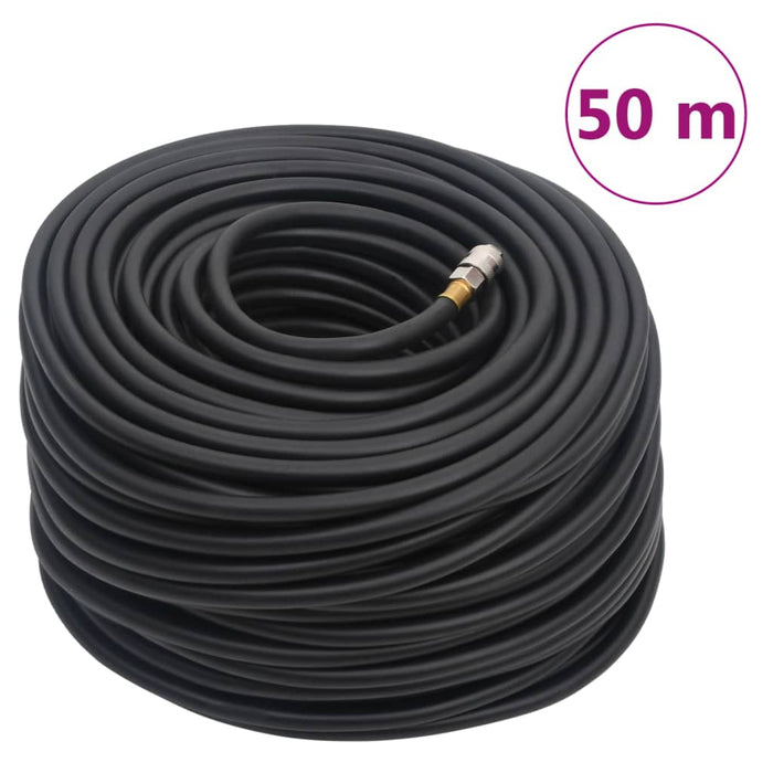 Tubo Aria Ibrido Nero 0,6" 50 m in Gomma e PVC 154499