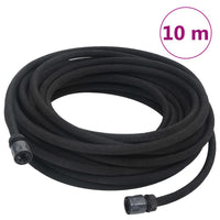 Tubo di Irrigazione da Giardino Nero 0,6" 10 m in Gommacod mxl 128529