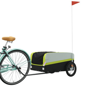 Rimorchio da Bici Nero e Verde 45 kg in Ferrocod mxl 108640