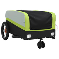 Rimorchio da Bici Nero e Verde 30 kg in Ferro 94060