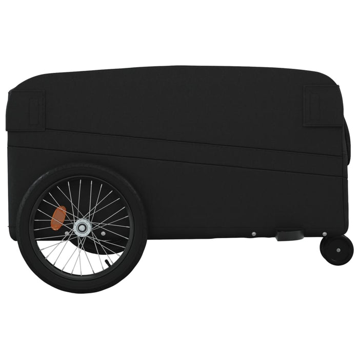 Rimorchio da Bici Nero 45 kg in Ferro 94066