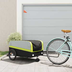 Rimorchio da Bici Nero e Verde 45 kg in Ferrocod mxl 110597