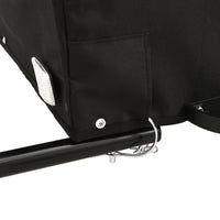 Rimorchio da Bici da Carico Nero 45 kg in Ferro 94094