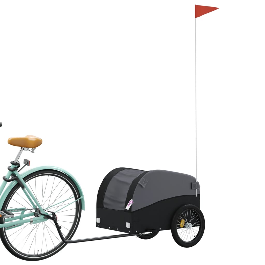 Rimorchio da Bici Nero 30 kg in Ferrocod mxl 113956