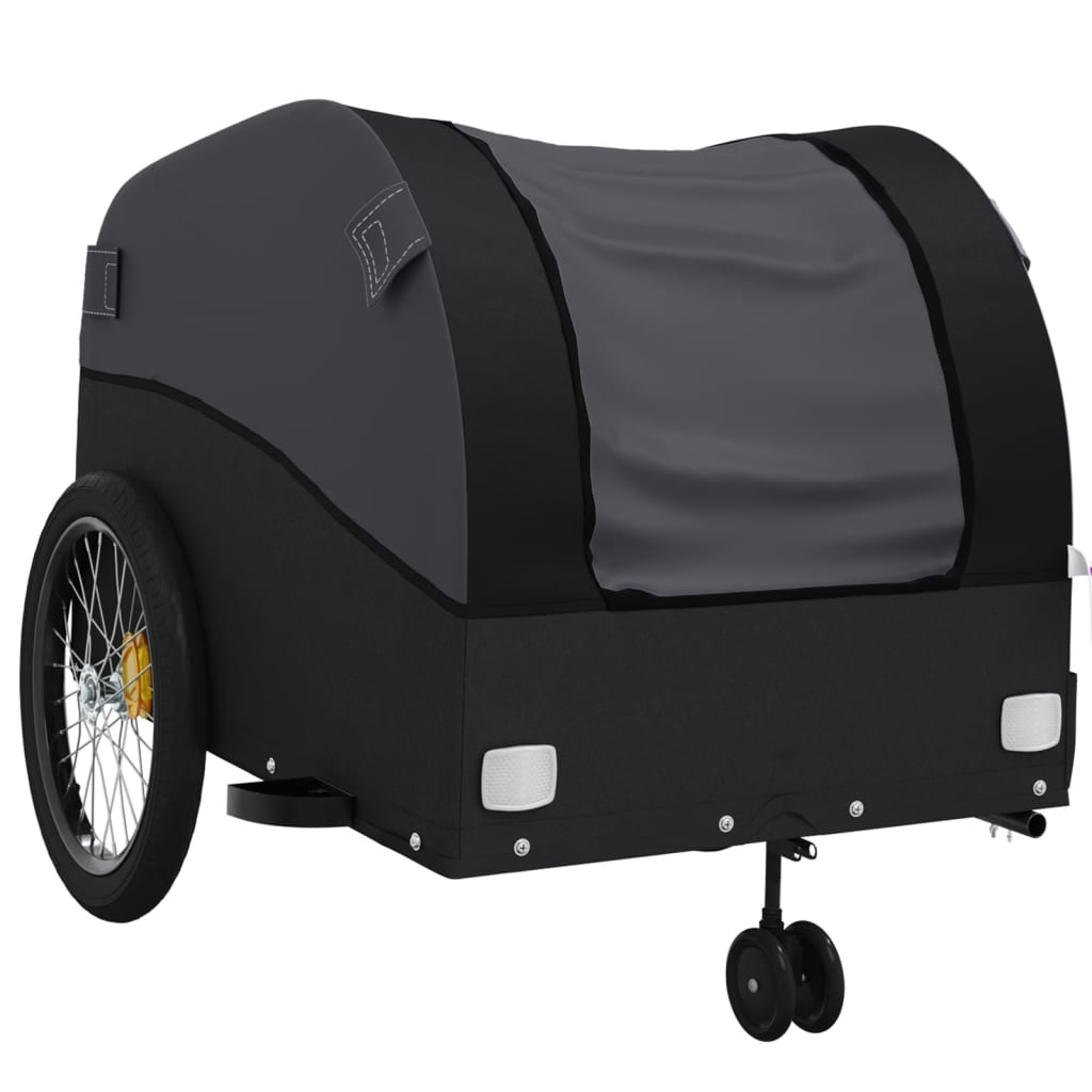 Rimorchio da Bici Nero 45 kg in Ferro 94150