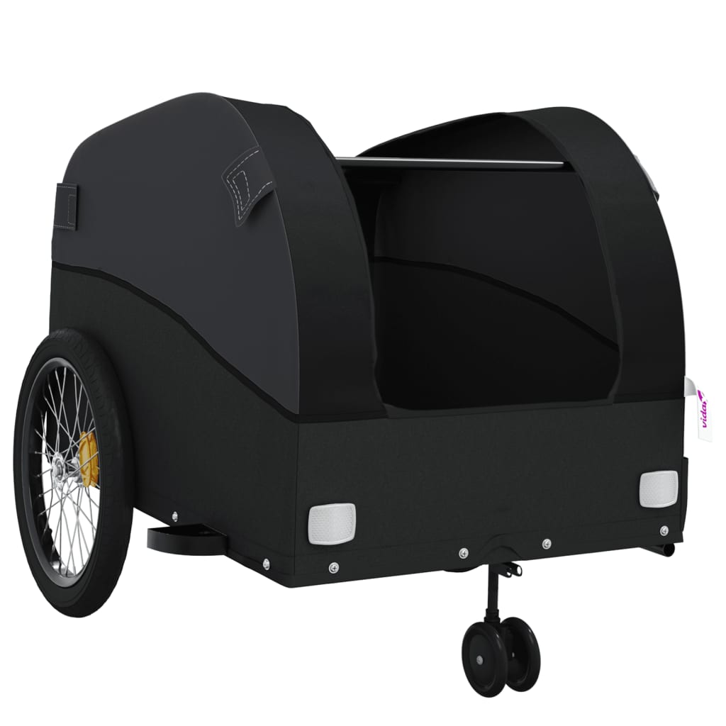 Rimorchio da Bici Nero 45 kg in Ferro 94150