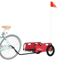 Rimorchio da Bici Rosso Oxford e Ferro 94160