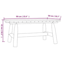 Set Divani da Giardino 4 pz in Legno Massello di Abete 3185514