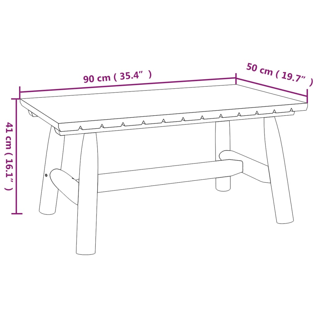 Set Divani da Giardino 3 pz in Legno Massello di Abete 3185515