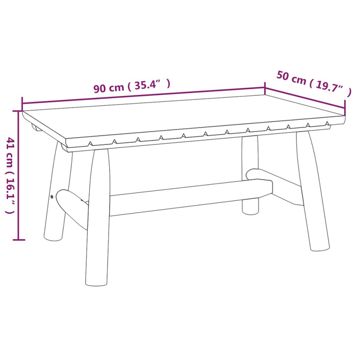 Set Divani da Giardino 3 pz in Legno Massello di Abete 3185515