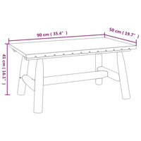 Set Divani da Giardino 4 pz in Legno Massello di Abete 3185525