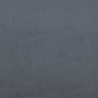 Divano Letto a L Grigio Scuro 260x140x70 cm in Velluto 3157243