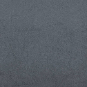 Divano Letto a L Grigio Scuro 260x140x70 cm in Velluto 3157243