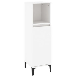 Set di Mobili da Bagno 3 pz Bianco in Legno Multistrato 3185543